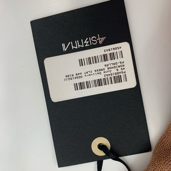 4si3nna Adrienne metallic & clay halter dress - Picture 5 of 8